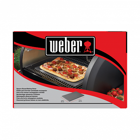 Камень для пиццы Weber глазурованный, прямоугольный, 30х44 см