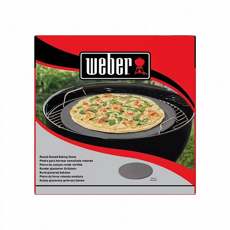 Камень для пиццы Weber глазурованный, круглый, 36 см