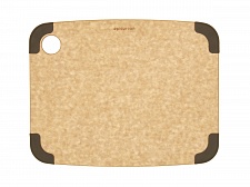 Доска Epicurean Non-Slip, цвет Натуральный/коричневые уголки, 29 x 23 x 0,6 см