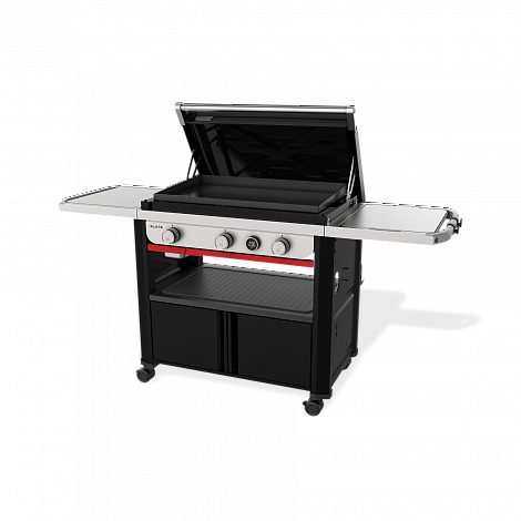 Гридль газовый Weber Slate 76 см, черный