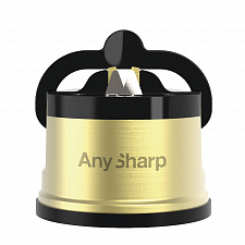 Точилка для ножей AnySharp PRO EXCEL металлический корпус цвет матовый золотой