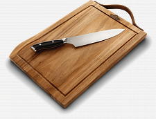 Разделочный набор (2 предмета: доска + нож) Napoleon
