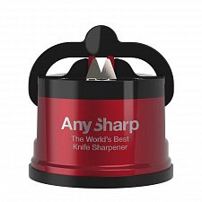 Точилка для ножей AnySharp пластиковый корпус цвет красный